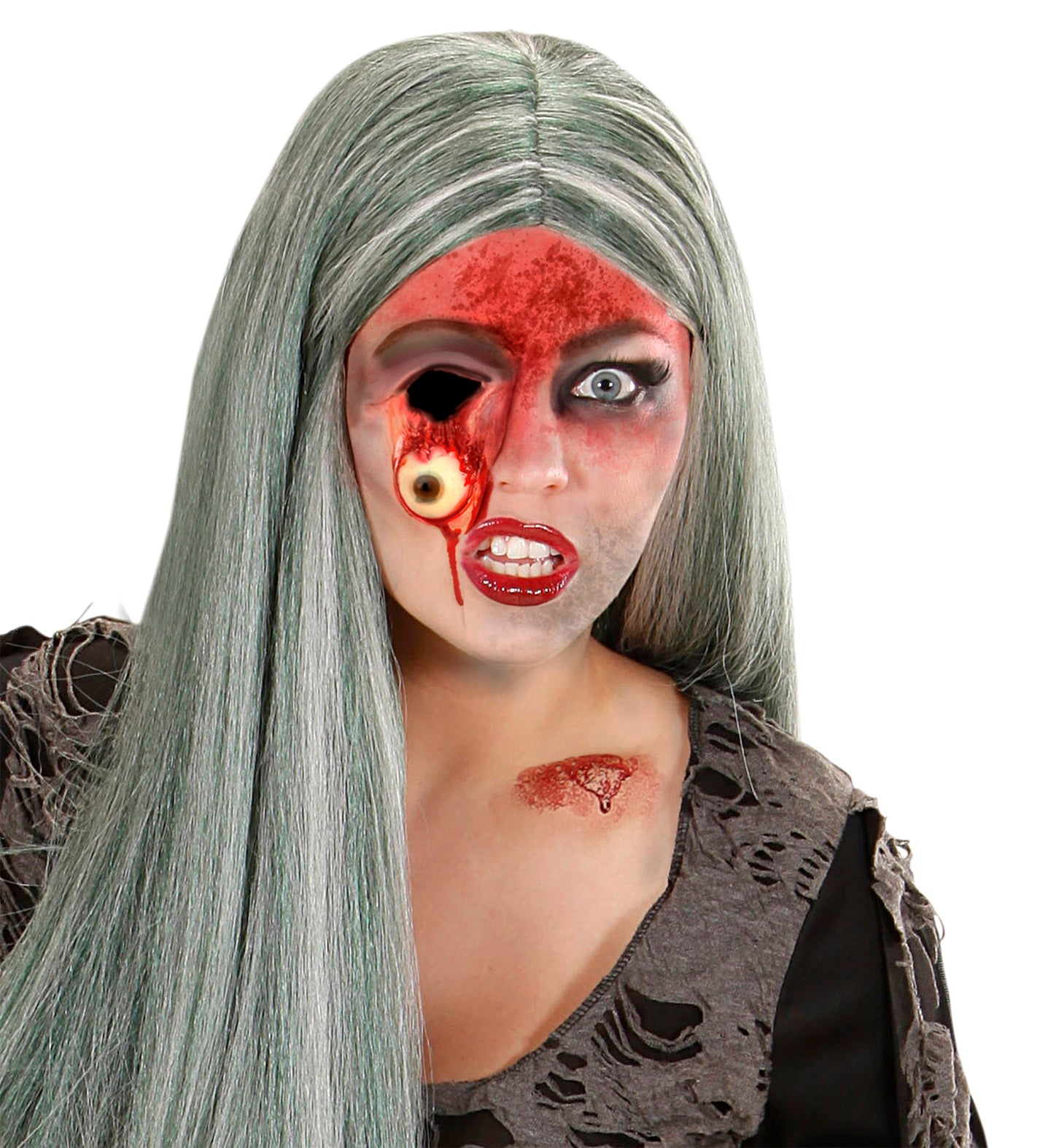 das-kost-mland-narbe-h-ngendes-auge-latex-mit-kleber image 4