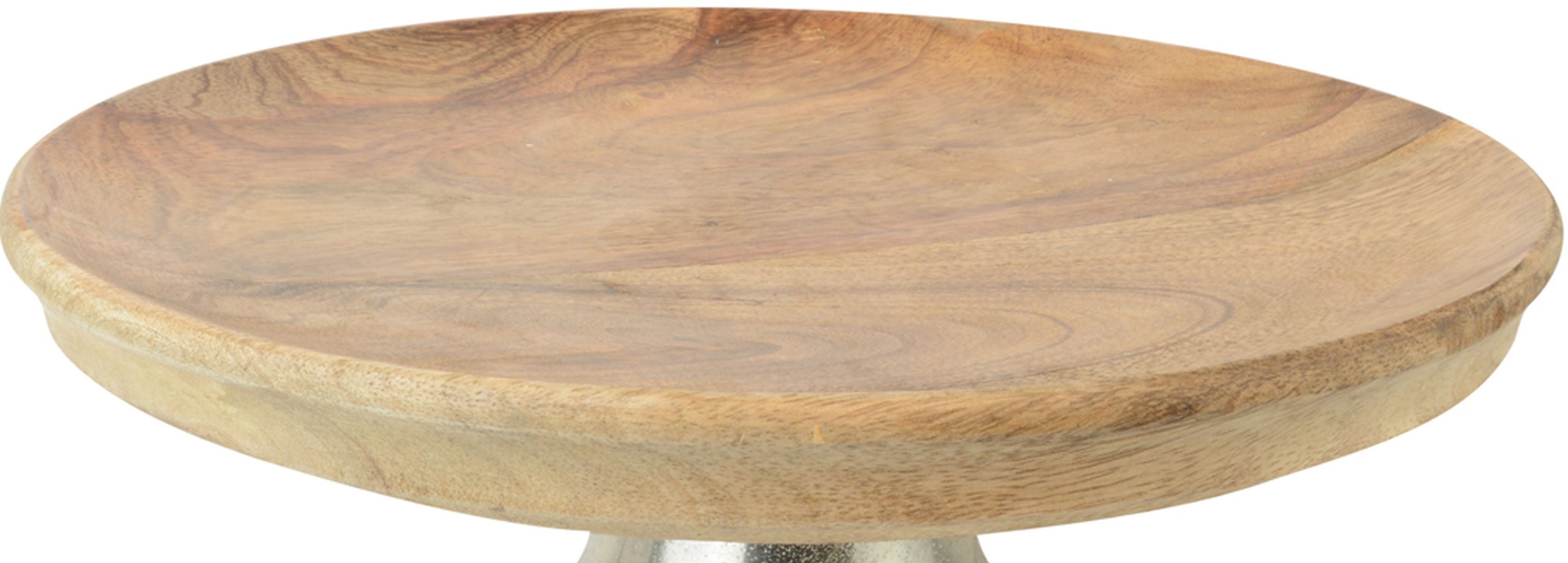 riffelmacher-dekoteller-metallfu-70349-mangoholz-30x13cm-natur image 3