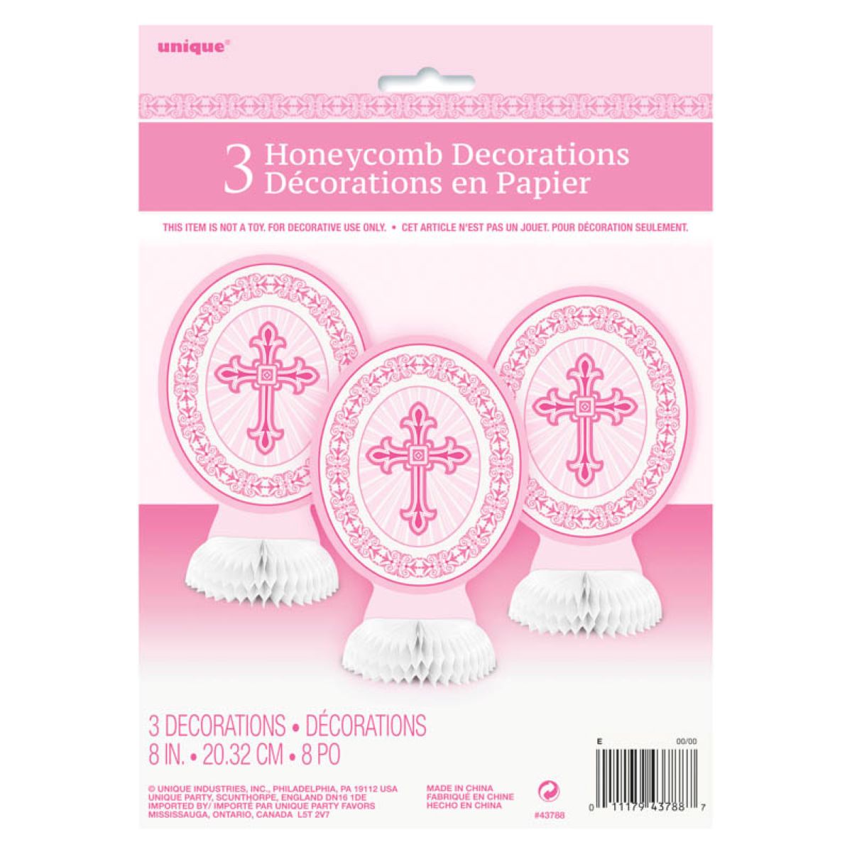 das-kost-mland-dekorationen-tischaufsteller-kreuz-pink-3-stk-20cm image 2