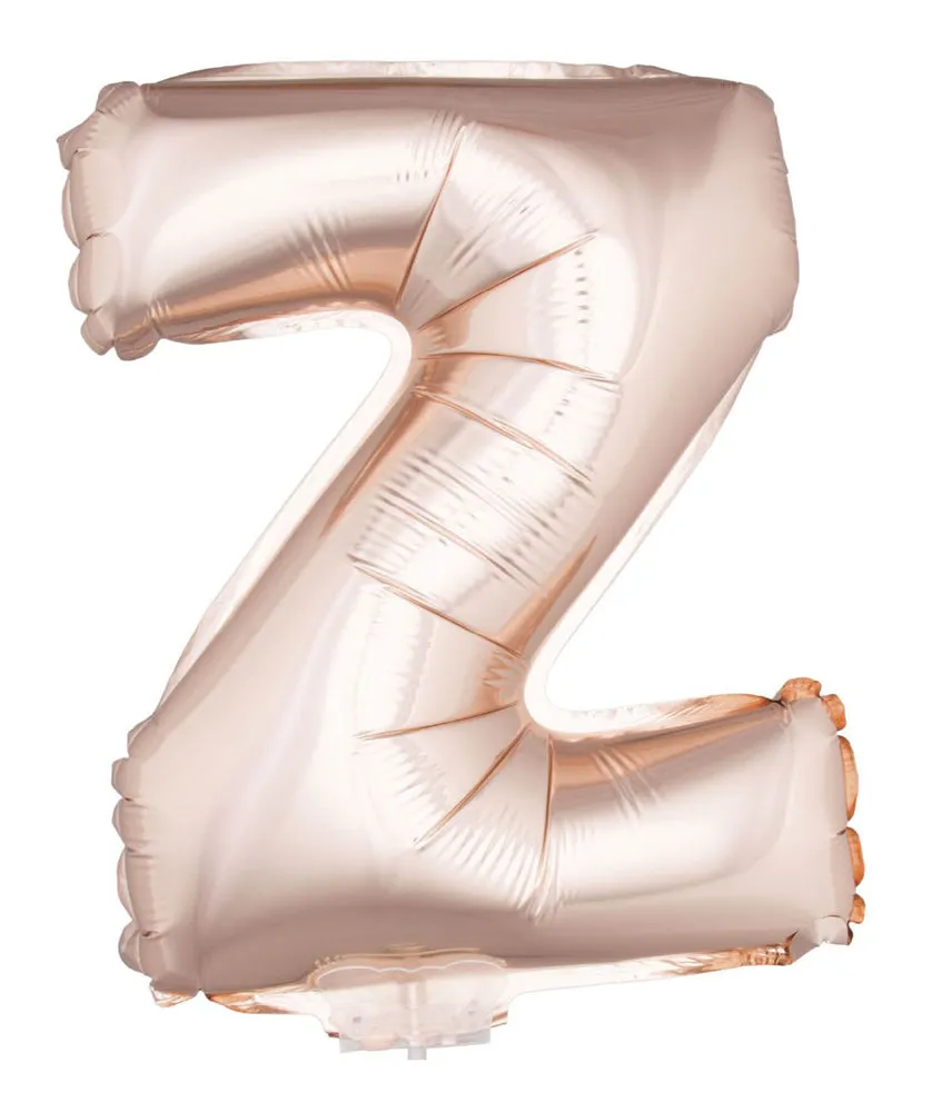 das-kost-mland-dekorationen-buchstaben-folienballon-z-41cm-ros-gold image 1