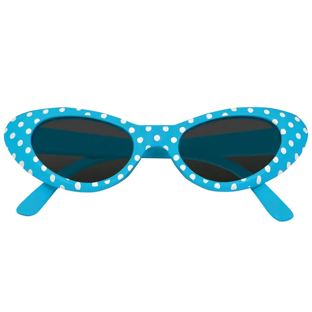 das-kost-mland-sandy-cat-eye-brille-retro-hellblau-mit-punkten image 1