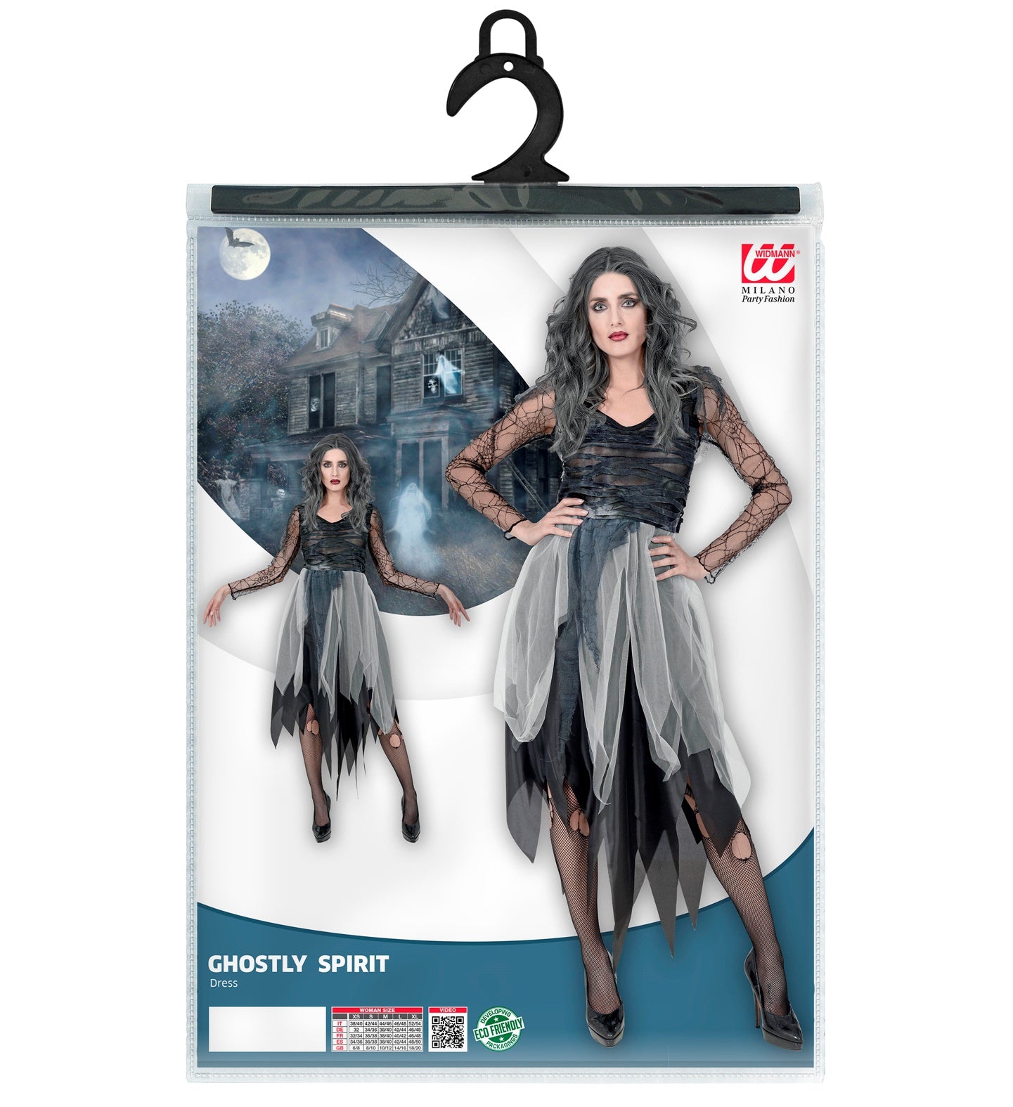das-kost-mland-damen-ghostly-spirit-spinnenkleid-grau-gr-l image 5