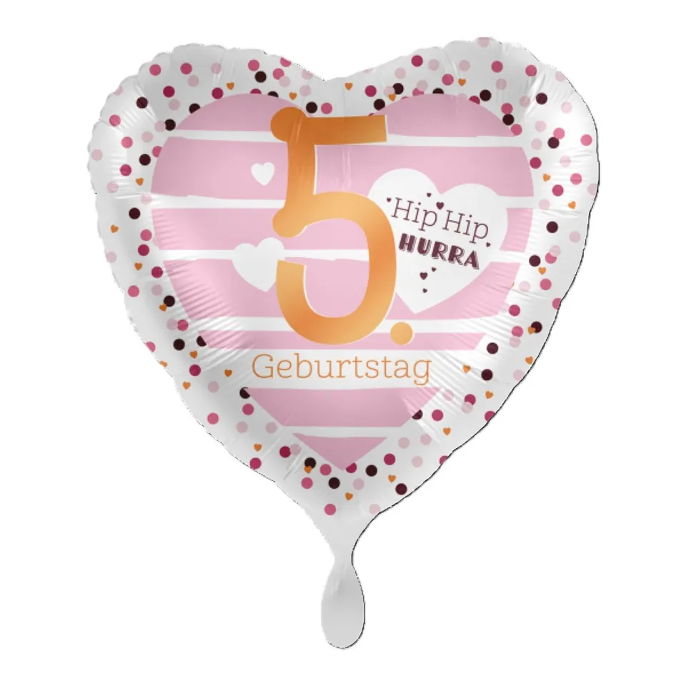 das-kost-mland-dekorationen-herz-folienballon-hip-hip-hurra-43cm image 1