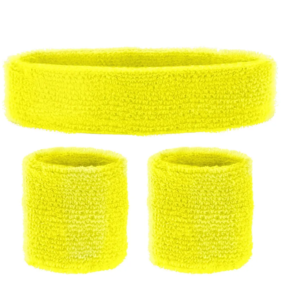 das-kost-mland-80er-schwei-b-nder-set-3-tlg-neon-gelb image 1