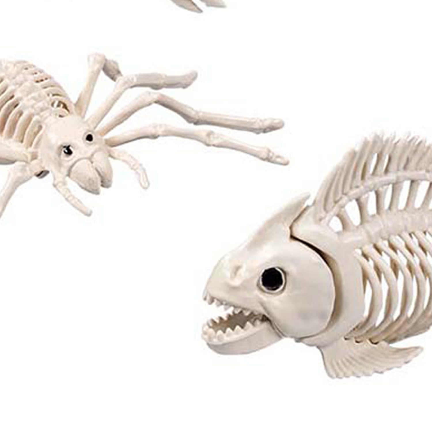 skelett-tiere-5er-set-beige-halloween-deko-kunststoff image 7