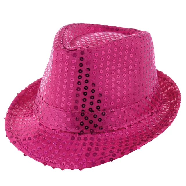 das-kost-mland-popstar-hut-pailletten-pink-partyhut image 1