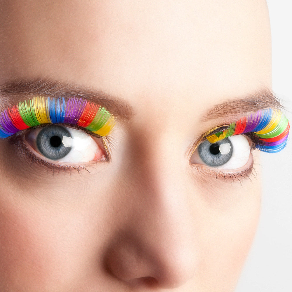 das-kost-mland-dekorationen-wimpern-xl-regenbogenfarben image 2