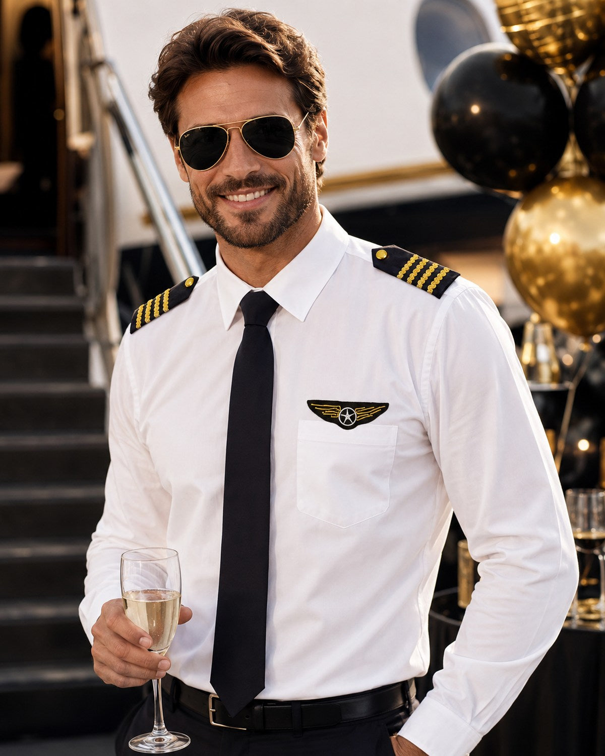 das-kost-mland-herren-pilot-kost-m-set-4-tlg-blau-zubeh-r image 5