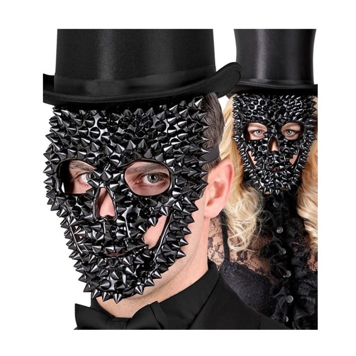 das-kost-mland-horror-totenkopf-maske-mit-nieten-schwarz image 4