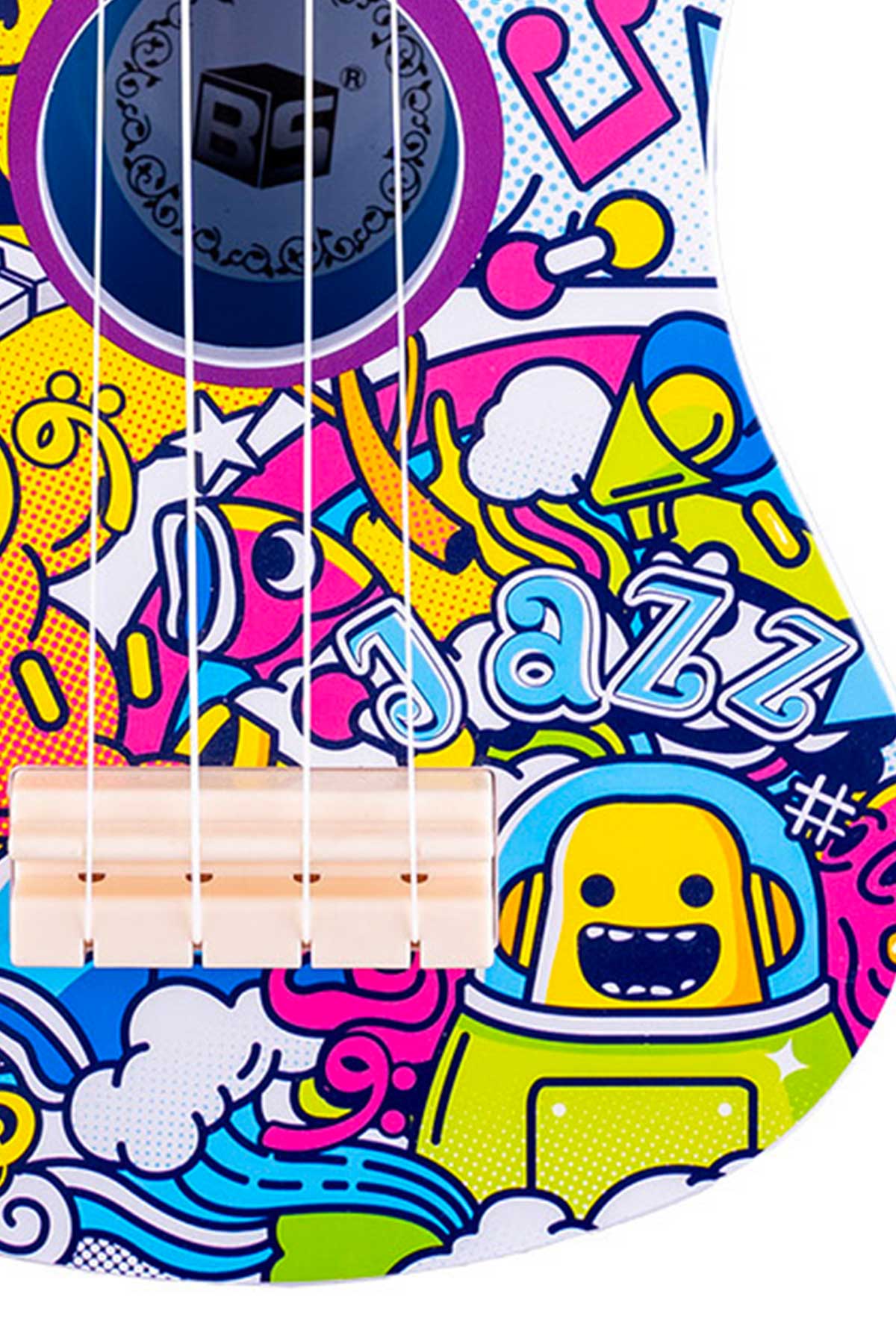 ukulele-graffiti-17-5x7x53cm-mehrfarbig-kunststoff-anf-nger image 6