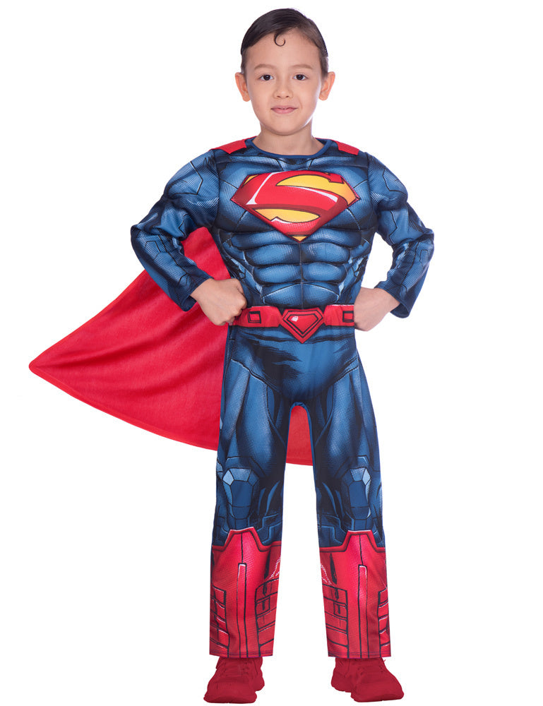 das-kost-mland-superman-classic-kost-m-jungen-blau-rot-6-8-jahre image 7