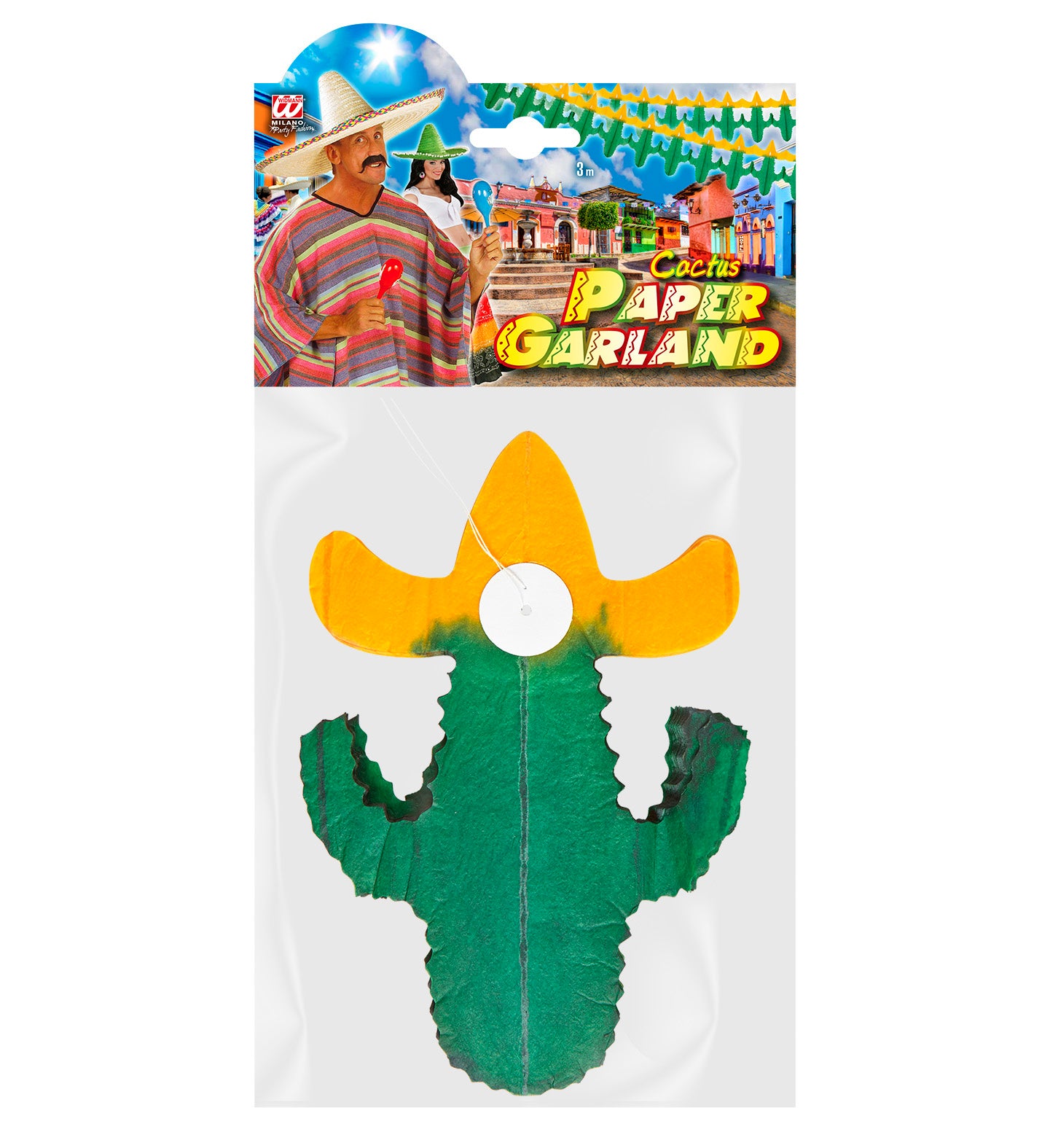 das-kost-mland-mexiko-kaktus-girlande-3m-gelb-gr-n-papier image 2