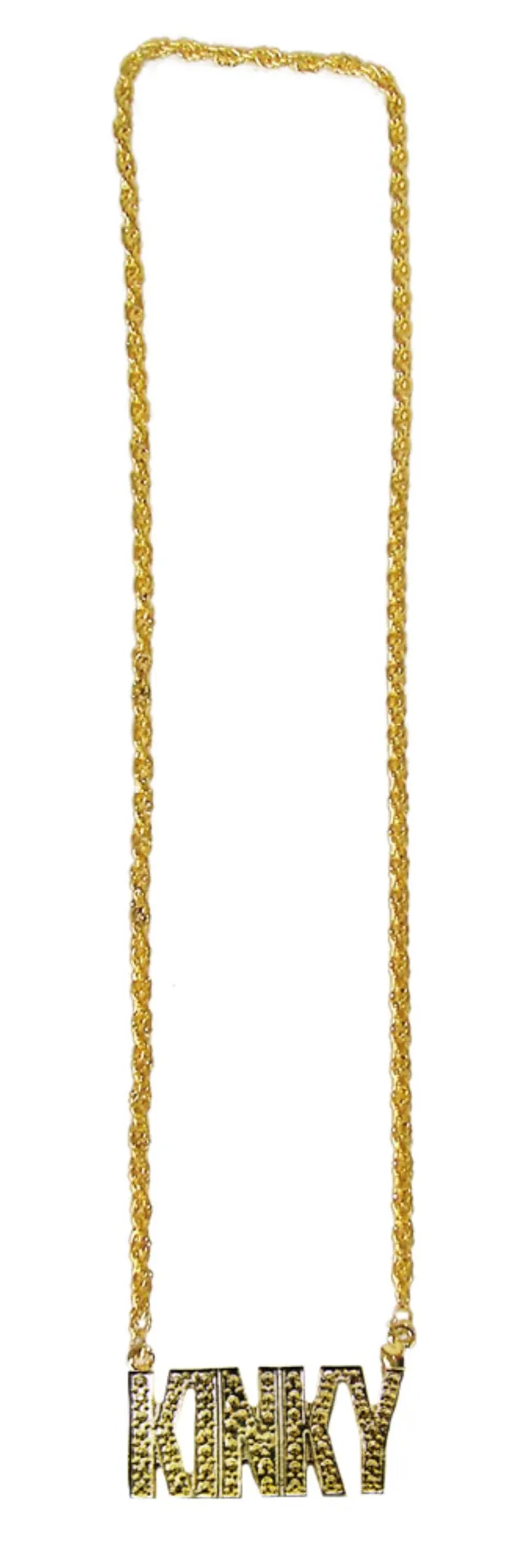 das-kost-mland-accessoires-goldene-disco-halskette-kinky-fasching image 1