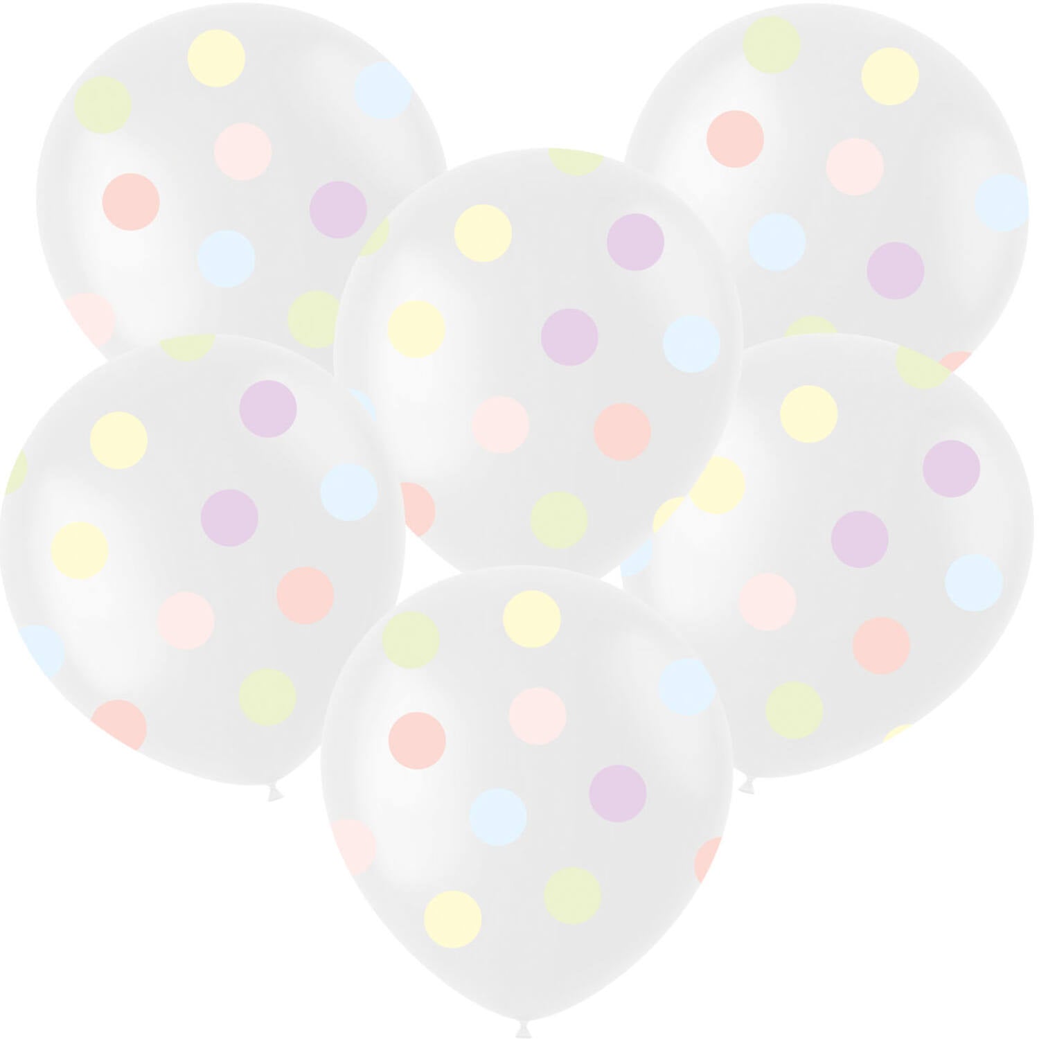 das-kost-mland-dreamy-pastels-latexballons-33cm-6-st-ck image 1