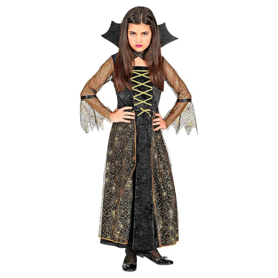 das-kost-mland-kid-spiderella-kost-m-m-dchen-schwarz-gr-116 image 1