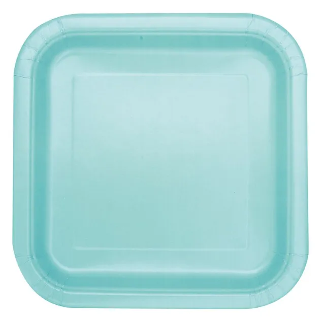 das-kost-mland-pappteller-quadratisch-18cm-minze-16stk image 1