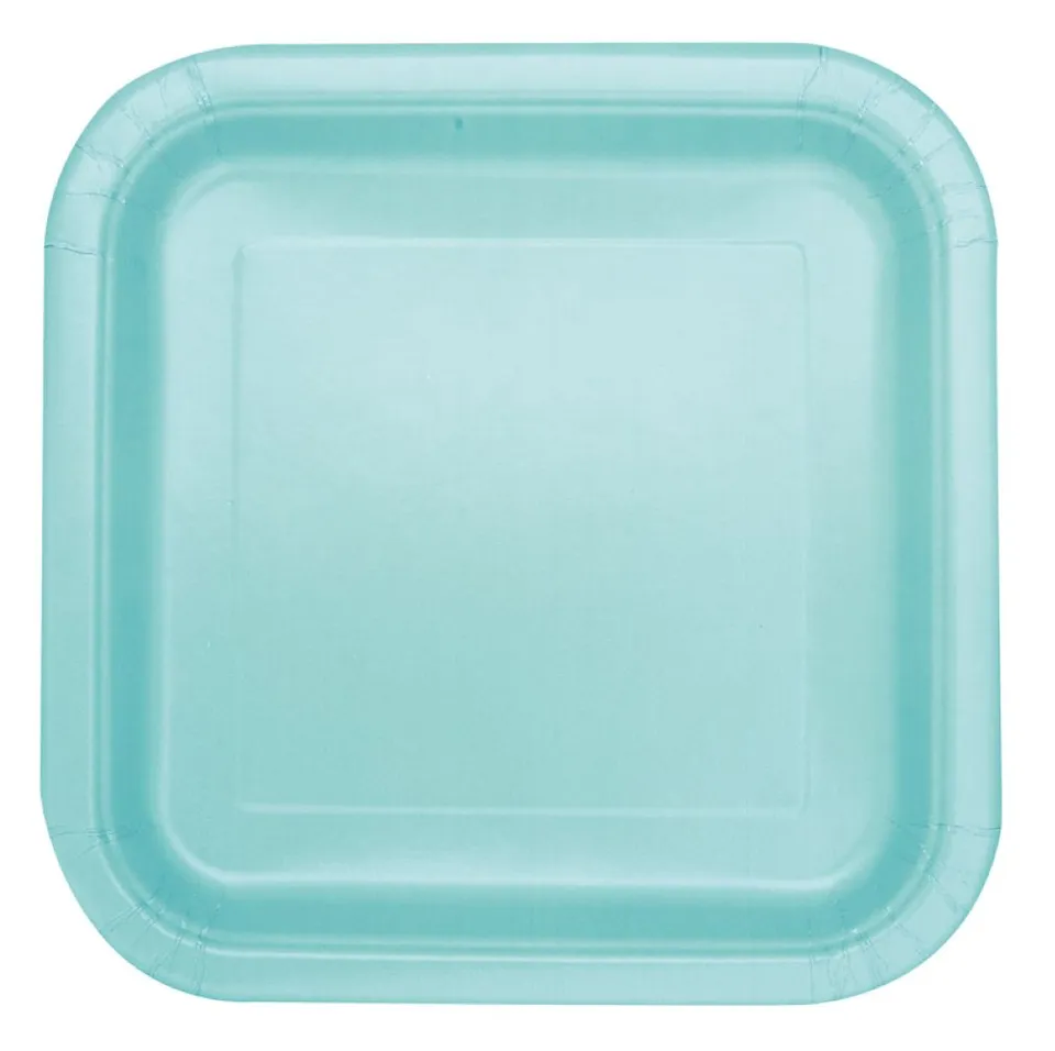 das-kost-mland-pappteller-quadratisch-18cm-minze-16stk image 1
