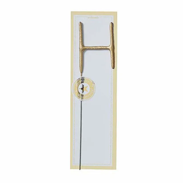 das-kost-mland-wunderkerze-buchstabe-classic-gold-6-5cm image 1