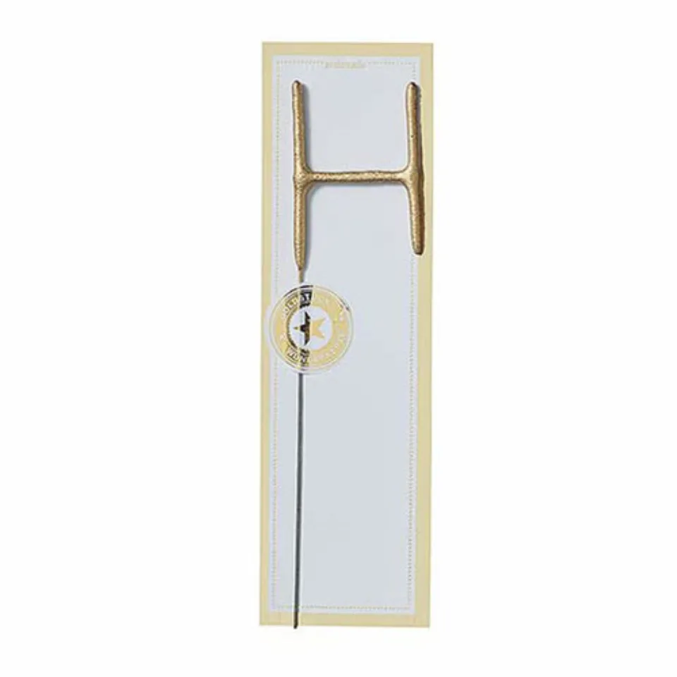 das-kost-mland-wunderkerze-buchstabe-classic-gold-6-5cm image 1
