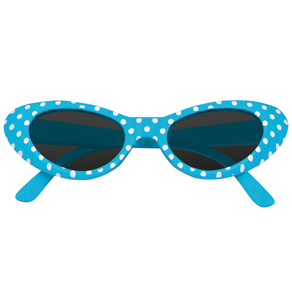 das-kost-mland-sandy-cat-eye-brille-retro-hellblau-mit-punkten image 1