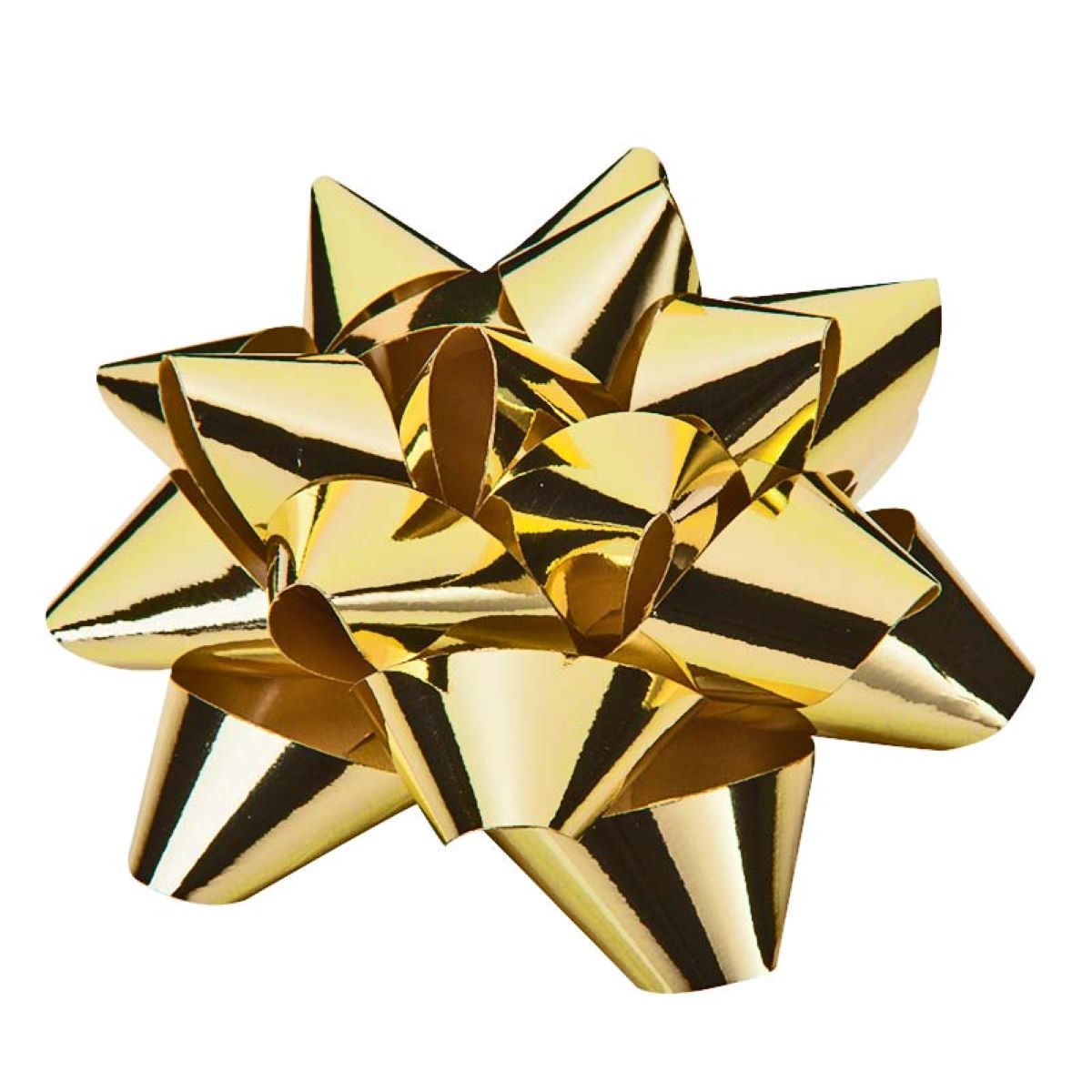 das-kost-mland-dekorationen-goldina-polyband-rosette-80mm-gold image 1