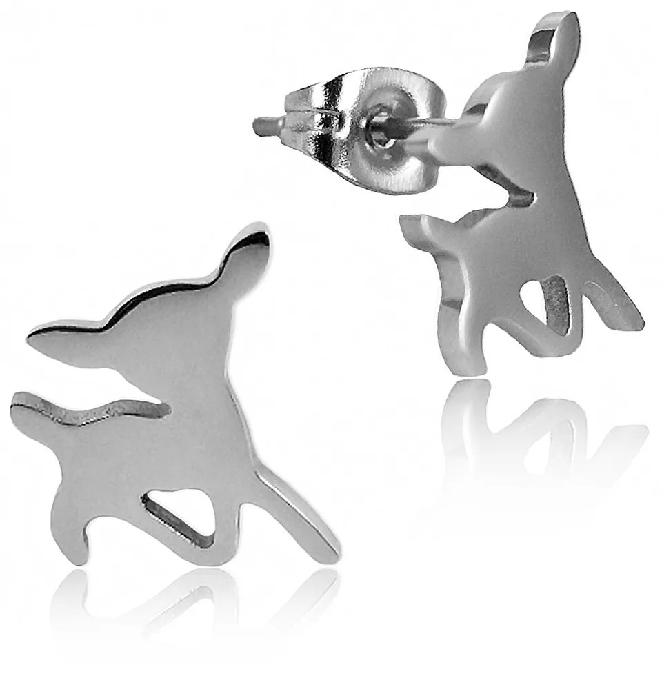 das-kost-mland-edelstahl-ohrstecker-rehkitz-trachtenschmuck image 1