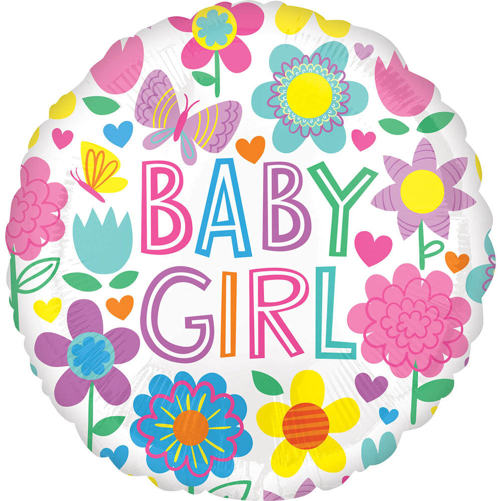 das-kost-mland-dekorationen-folienballon-baby-girl-blumen-43-cm image 1