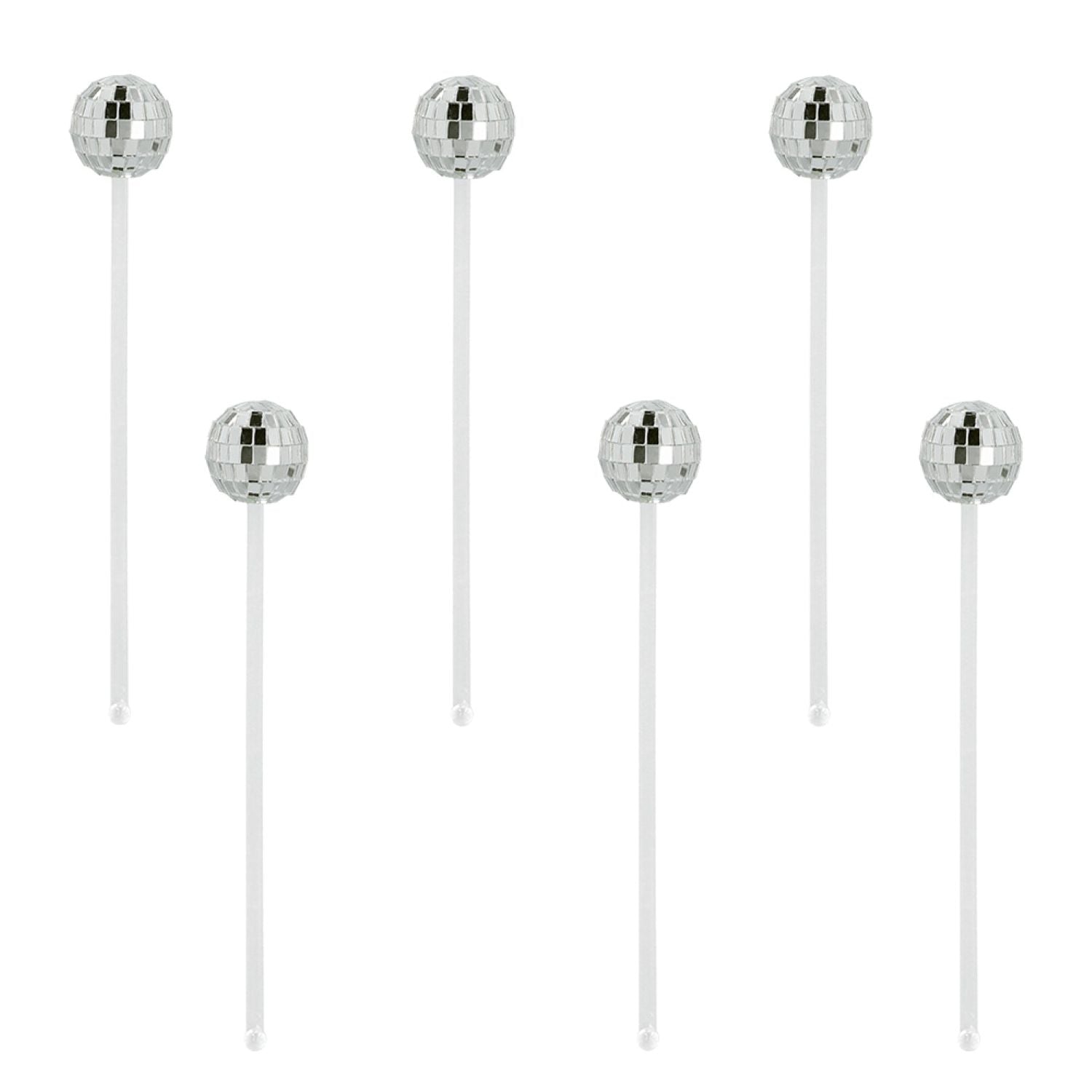 r-hrst-bchen-discokugel-6-stk-silber-20cm-cocktail image 1