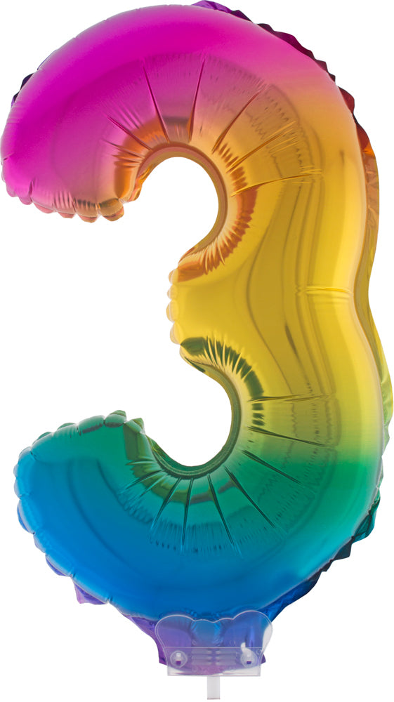 zahlen-folienballon-41-cm-stab-regenbogen-zahl-3 image 1