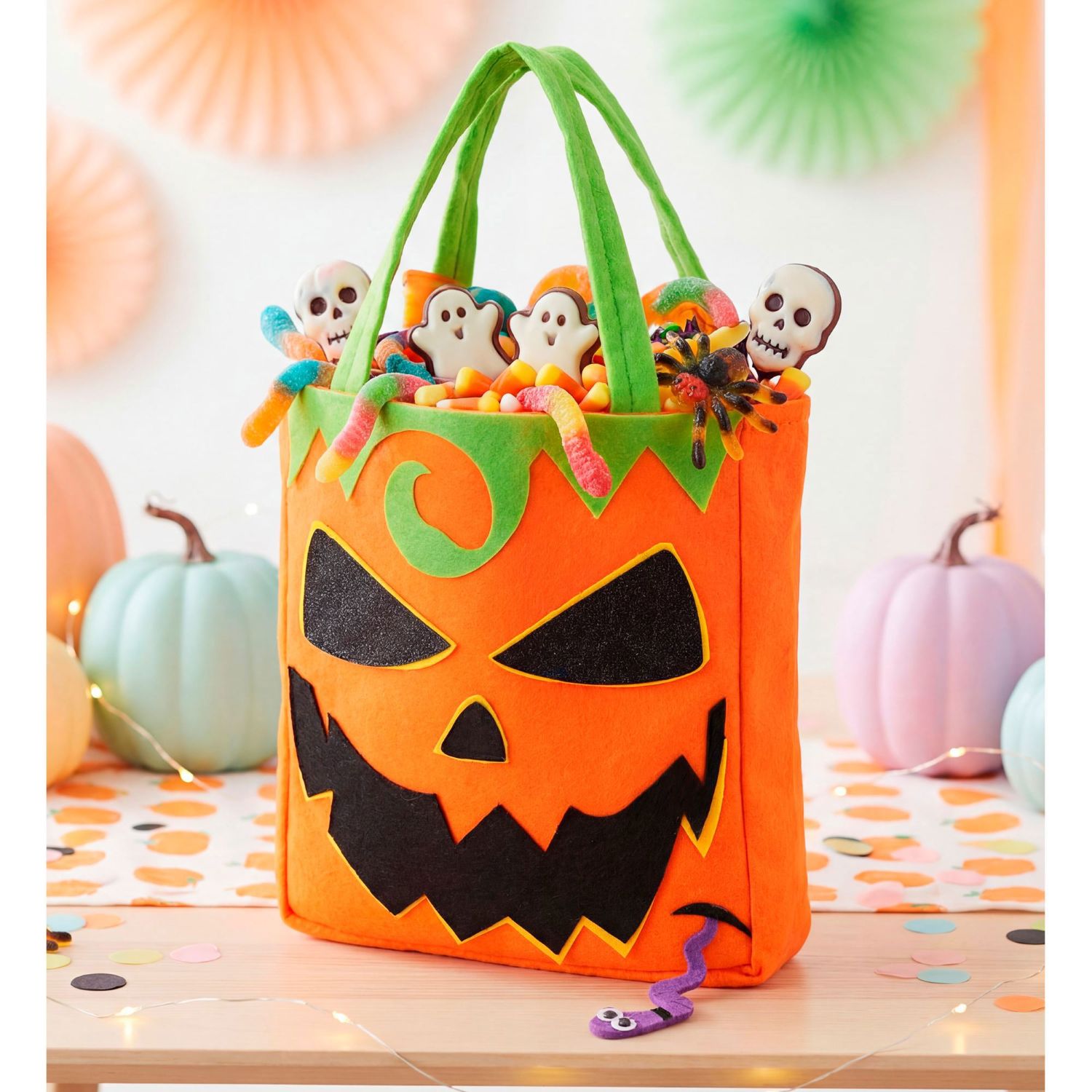 das-kost-mland-k-rbis-halloween-betteltasche-orange-s-es-o-saures image 3