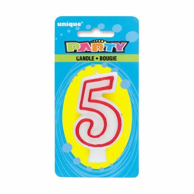 das-kost-mland-zahlenkerze-deluxe-5-tortendeko-geburtstag image 1