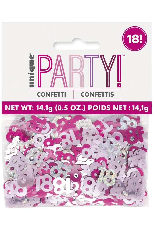das-kost-mland-dekorationen-konfetti-glitz-pink-14g-tischdeko image 1