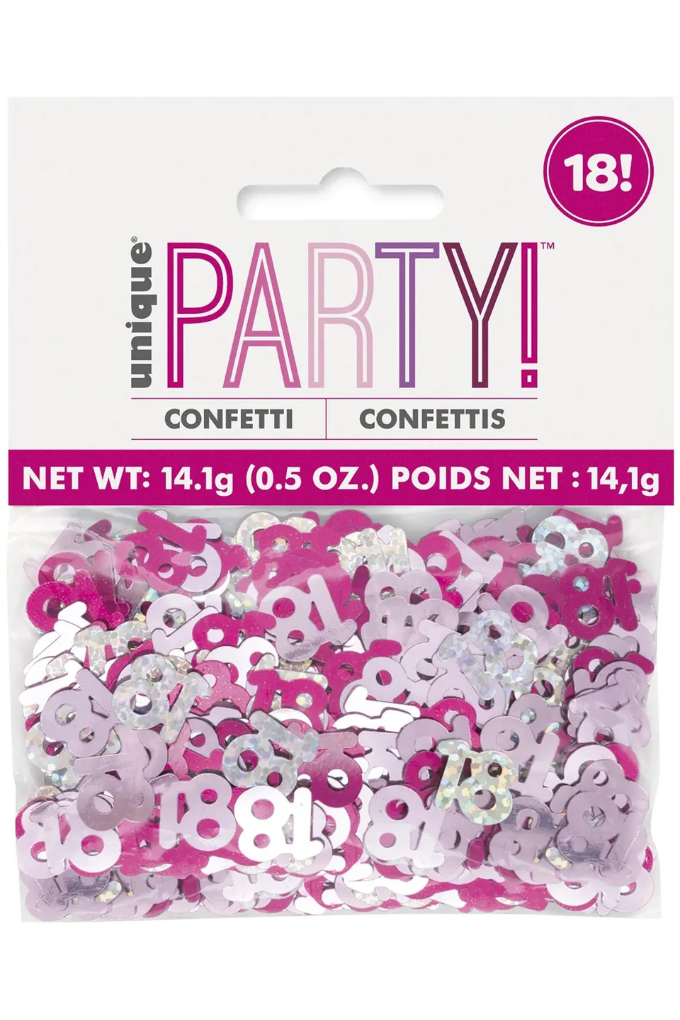 das-kost-mland-dekorationen-konfetti-glitz-pink-14g-tischdeko image 1