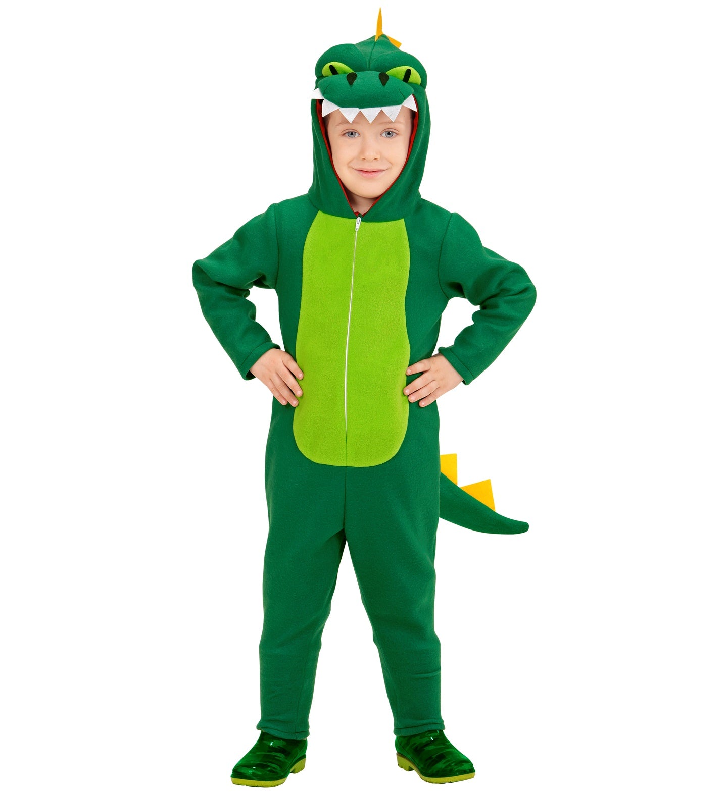 das-kost-mland-gr-ner-drache-kinderkost-m-overall-gr-n-gelb-116 image 2