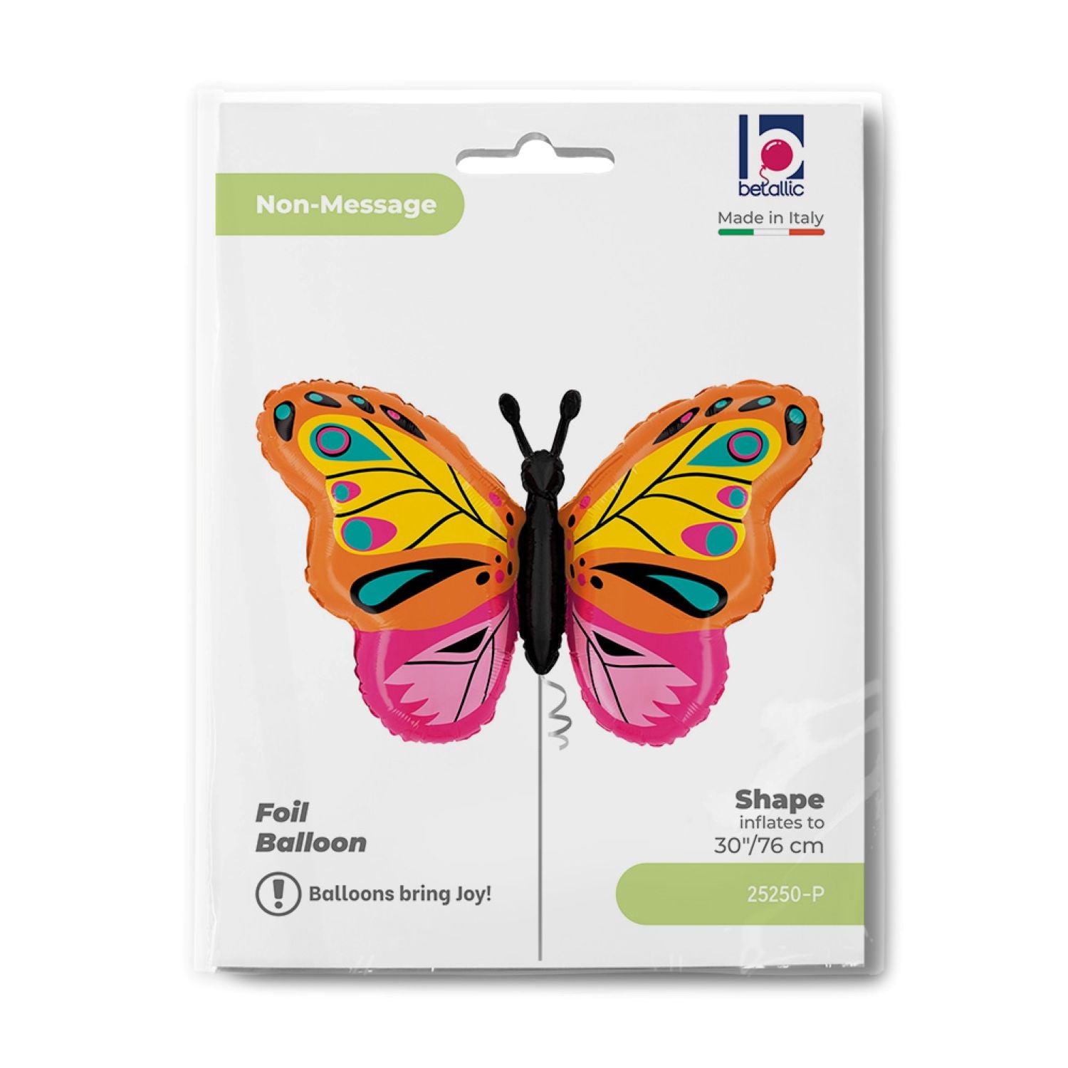 das-kost-mland-dekorationen-folienballon-schmetterling-76-cm image 2