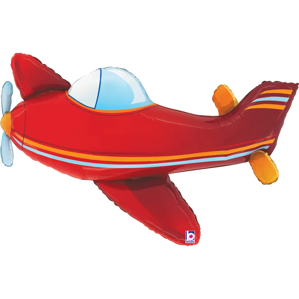 das-kost-mland-flugzeug-folienballon-94-cm-shape image 1