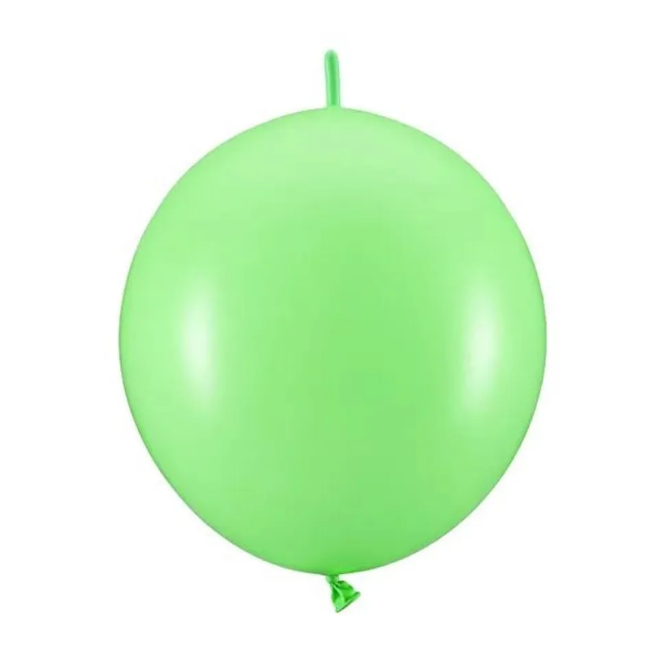 das-kost-mland-latexballon-verbindungsballon-28cm-gr-n-20-stk image 1