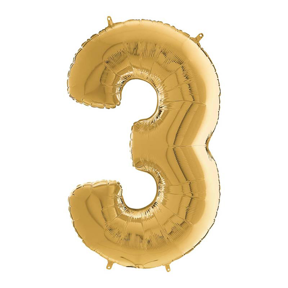 das-kost-mland-riesenzahl-folienballon-3-gold-66cm image 1