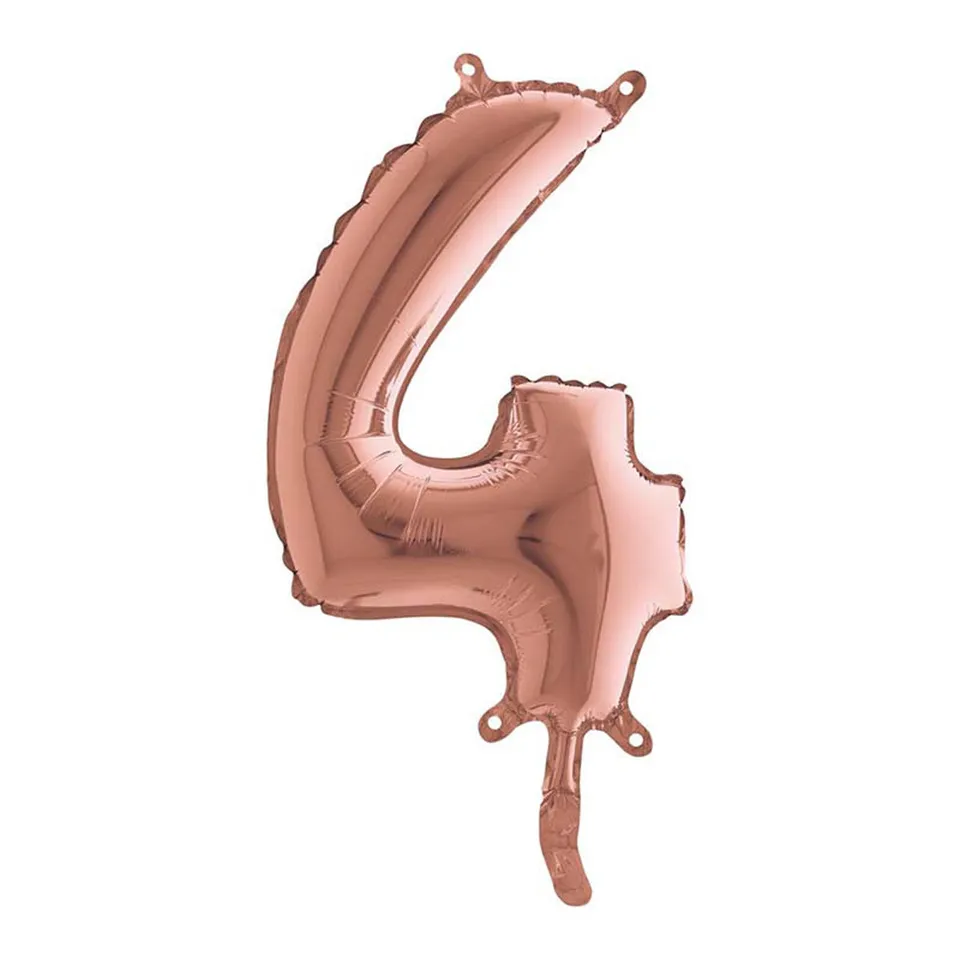 das-kost-mland-mini-zahlen-folienballon-rosegold-4-36cm image 1