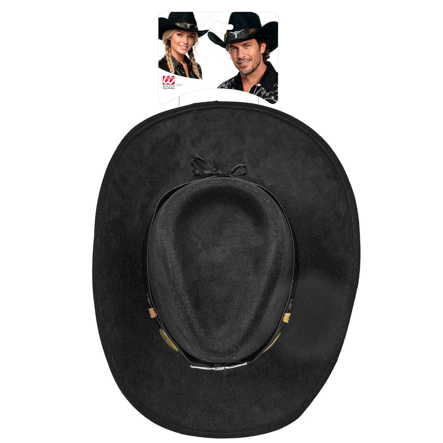 das-kost-mland-cowboyhut-dallas-schwarz-wildlederoptik image 6