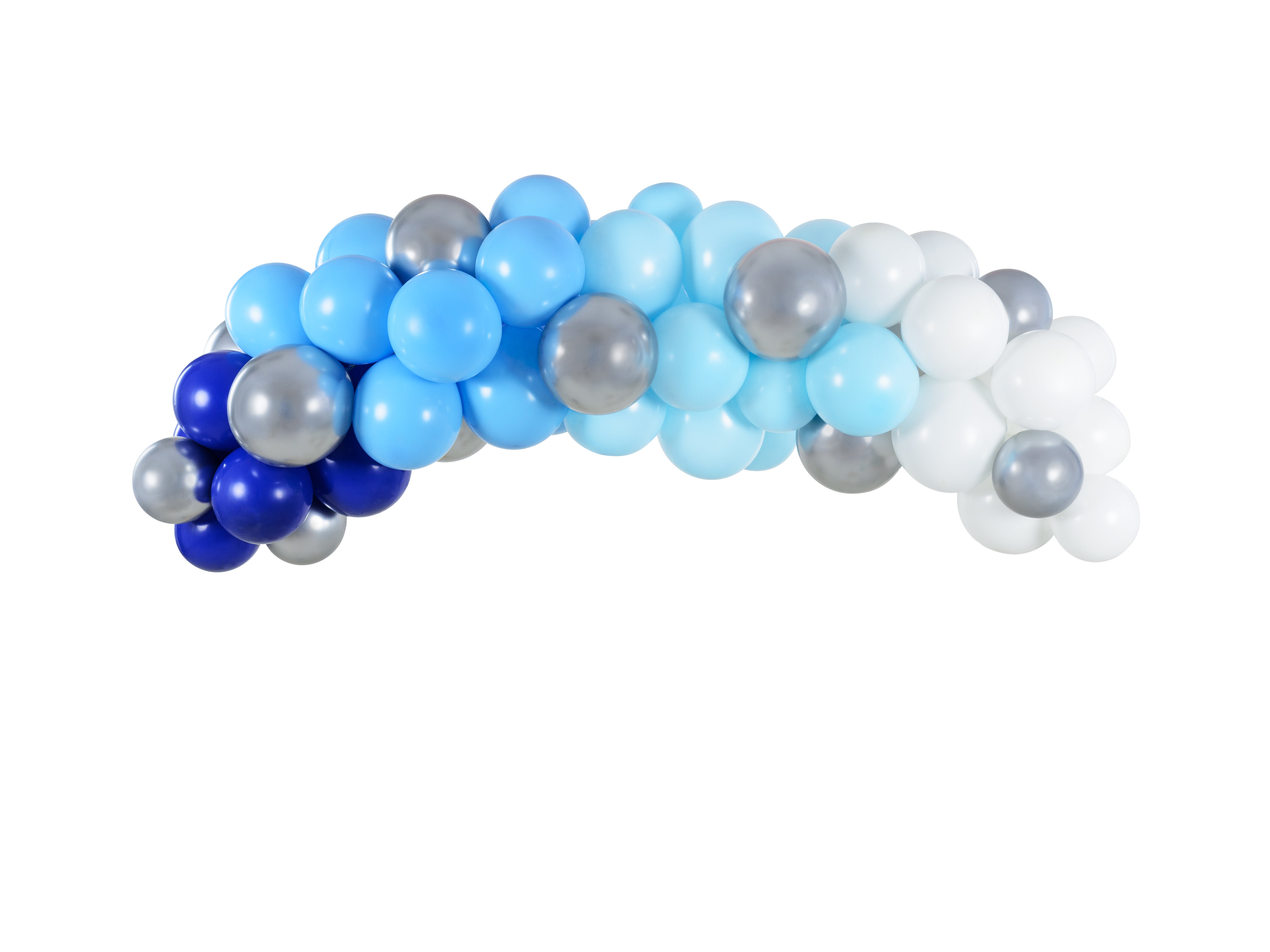 das-kost-mland-uni-glossy-luftballon-30cm-silber-50-stk-set image 8