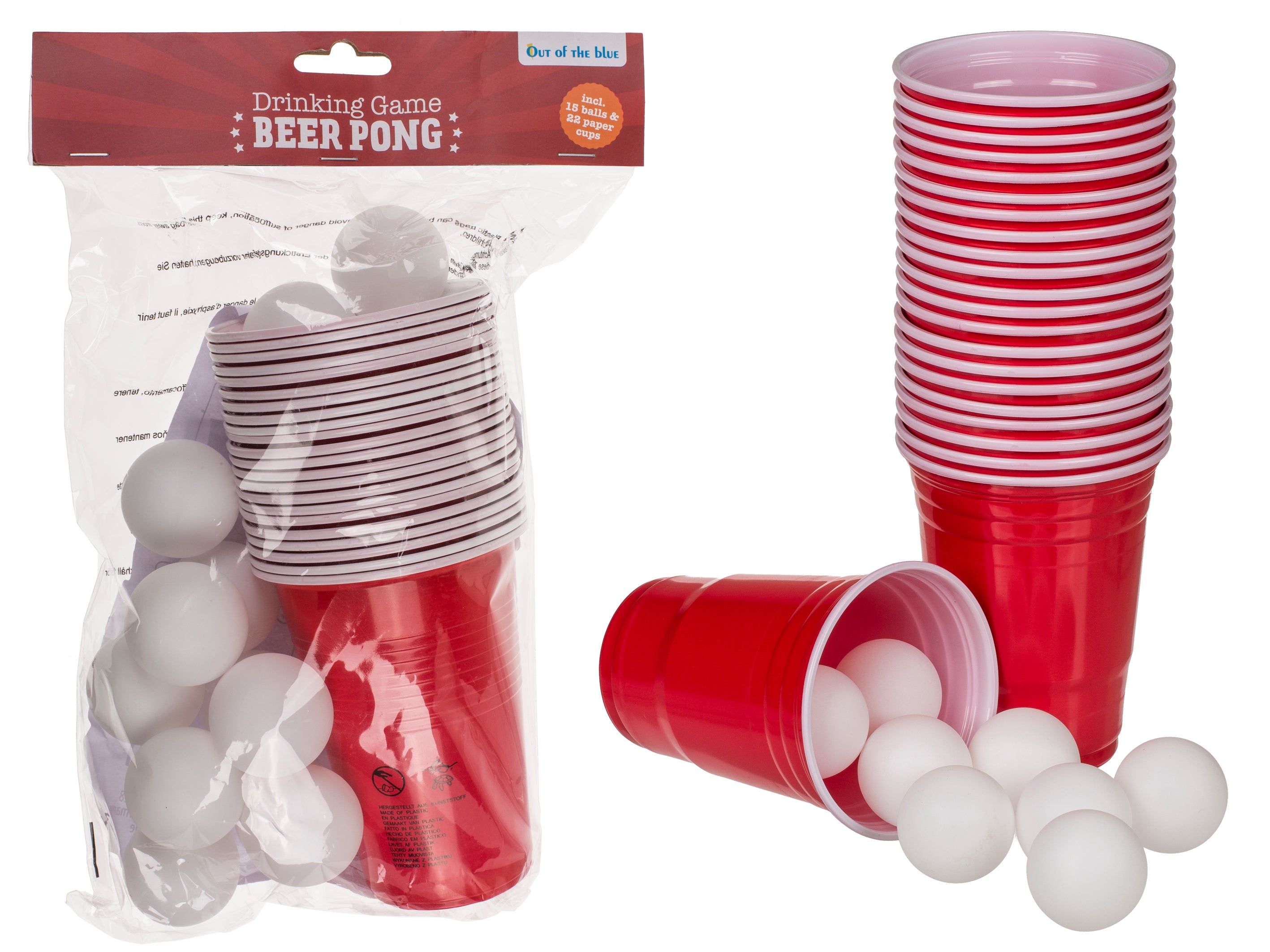 das-kost-mland-beer-pong-trinkspiel-22-becher-15-b-lle image 2