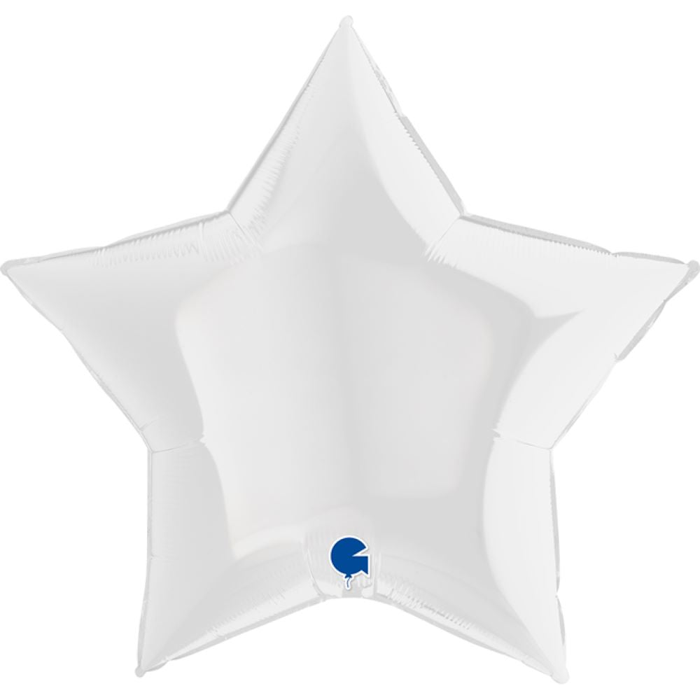 das-kost-mland-dekorationen-folienballon-uni-stern-wei-91-cm image 1