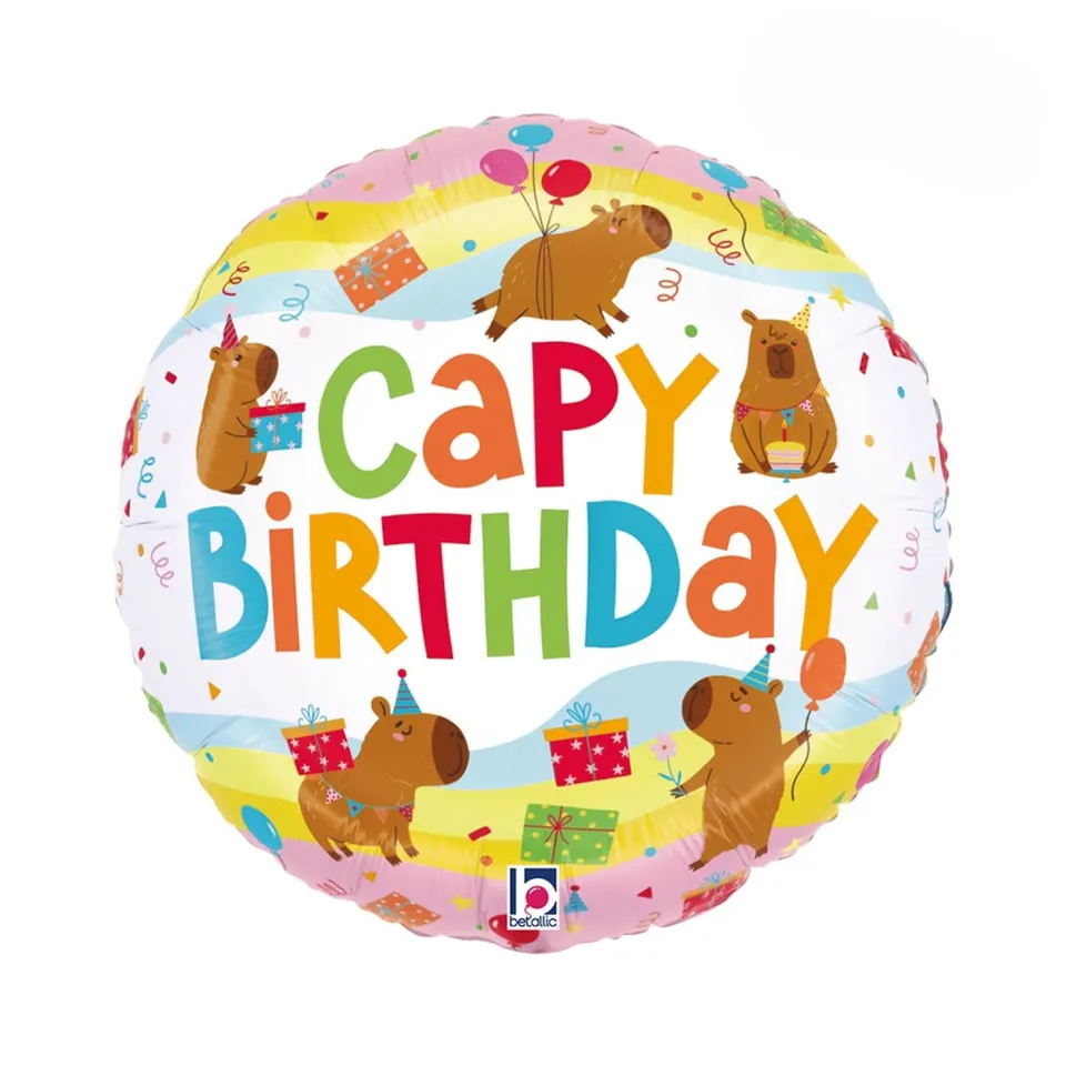 capybara-birthday-folienballon-46-cm-helium image 1