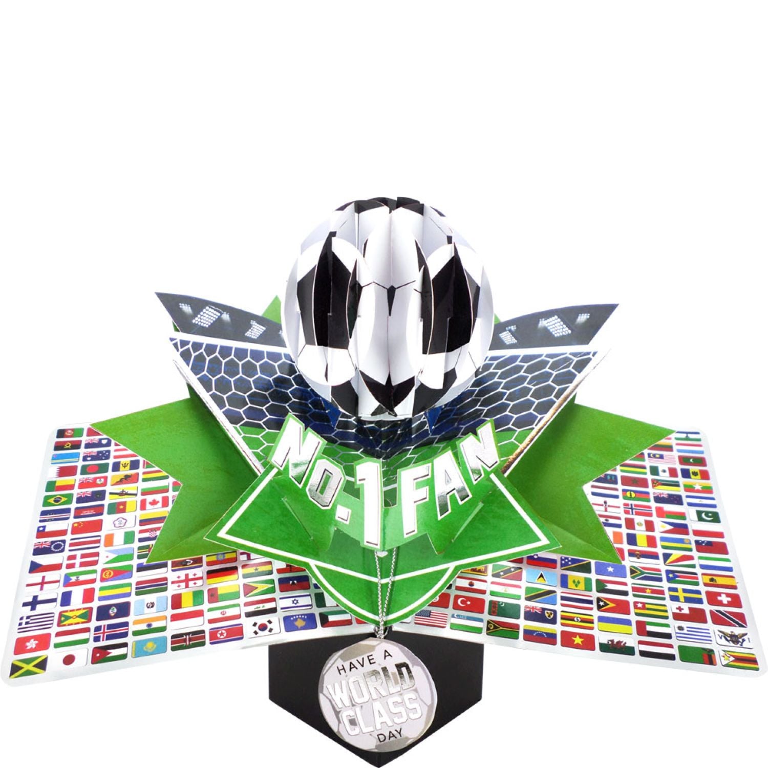 second-nature-no-1-fan-popup-gru-karte-fu-ball-weltflaggen image 1