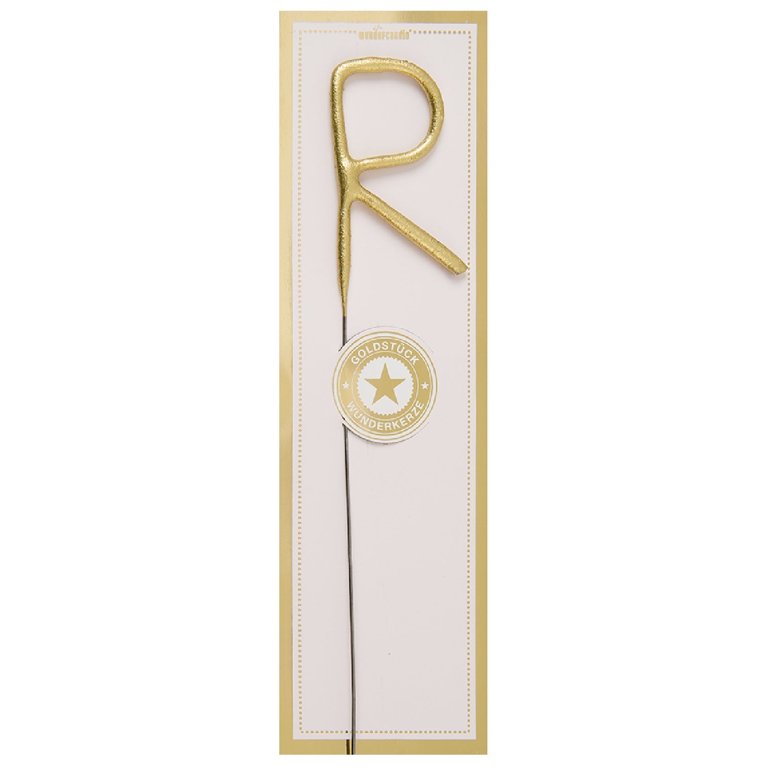 das-kost-mland-wunderkerze-buchstabe-classic-r-6-5cm-gold image 1