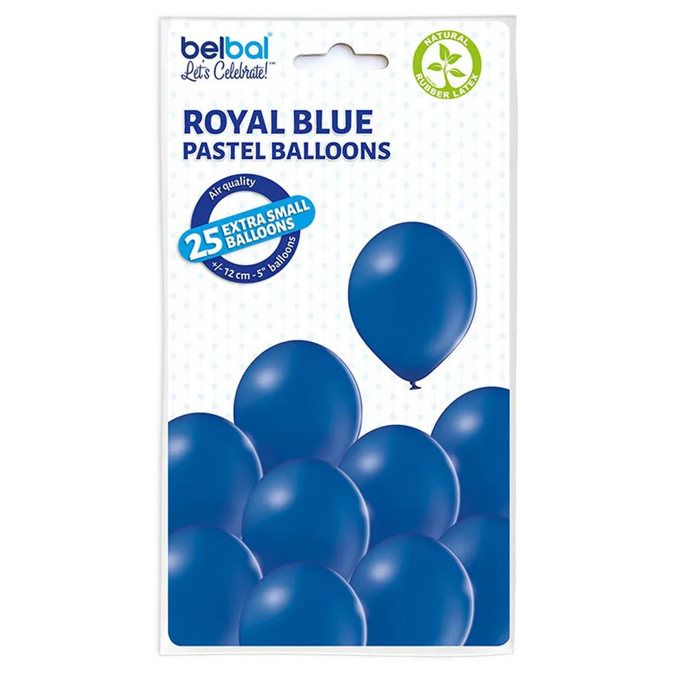 das-kost-mland-dekorationen-luftballons-royalblau-12cm-25-st-ck image 1
