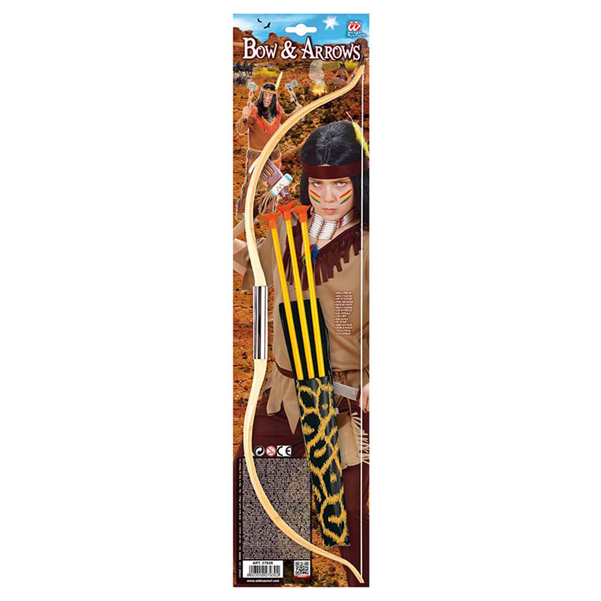 das-kost-mland-accessoires-bogen-mit-pfeilen-51-cm-waffe image 2