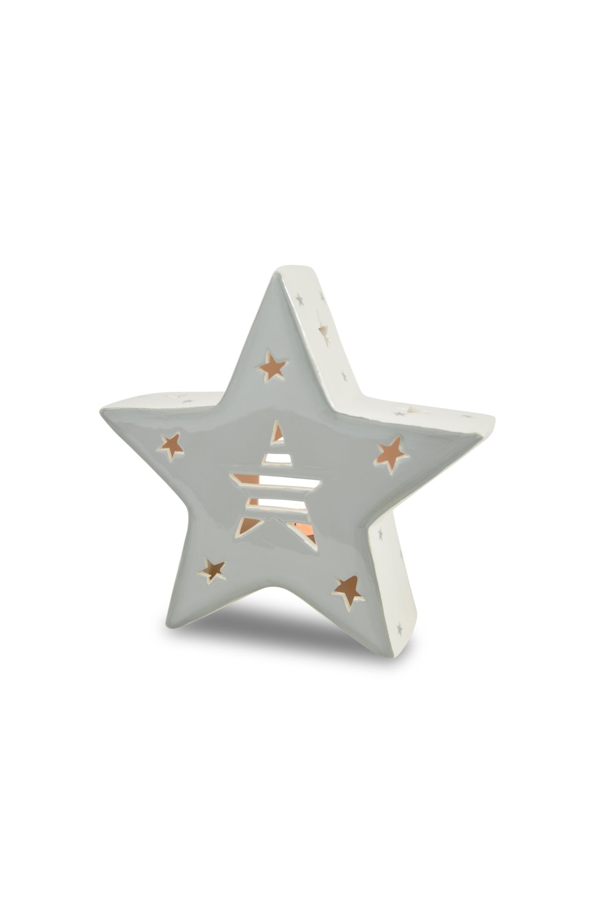 das-kost-mland-deko-stern-teelichthalter-wei-16-cm image 1