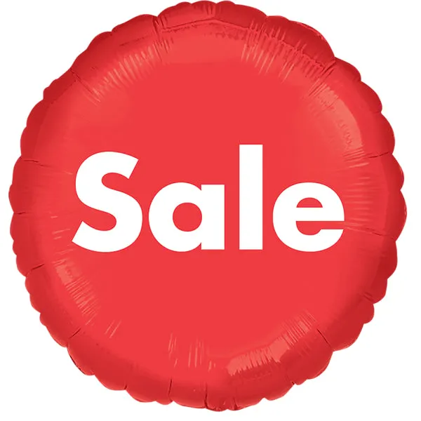das-kost-mland-dekorationen-folienballon-sale-rot-45cm image 1
